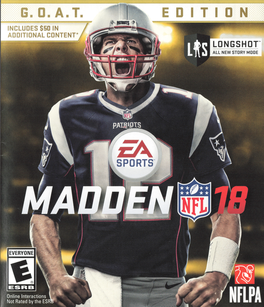 
Madden NFL 18 (G.O.A.T. Edition) | Xbox One