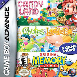 
Candy Land / Chutes & Ladders / Original Memory Game | Nintendo Game Boy Advance
