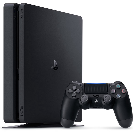 
Sony PlayStation 4 Slim Console | 500GB | Controller & Cables Included | PS4