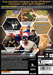 
Marvel Ultimate Alliance Gold Edition Xbox 360 North American back cover
