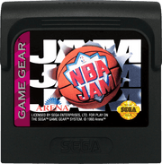 NBA Jam Sega Game Gear North America cartridge