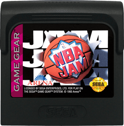 NBA Jam Sega Game Gear North America cartridge