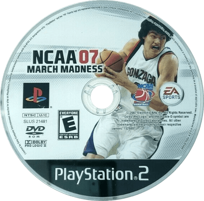 
NCAA March Madness 07 | PlayStation 2 | North American disc | SLUS-21481 | UPC 014633152982 | Source: LaunchBox