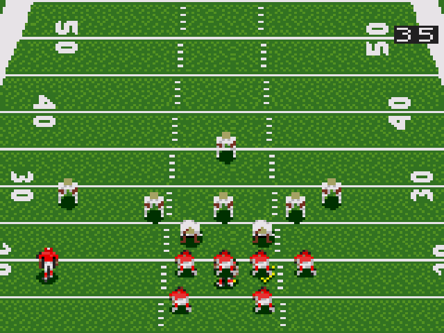 
NFL '95 SEGA Game Gear gameplay screenshot