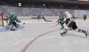 
NHL Slapshot Nintendo Wii actual gameplay screenshot - NHL player shooting on goal