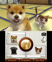 
Nintendogs + Cats: Golden Retriever & New Friends | Nintendo 3DS | menu screenshot 1
