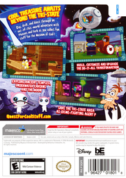 
Phineas and Ferb: Quest for Cool Stuff | Nintendo Wii | back cover