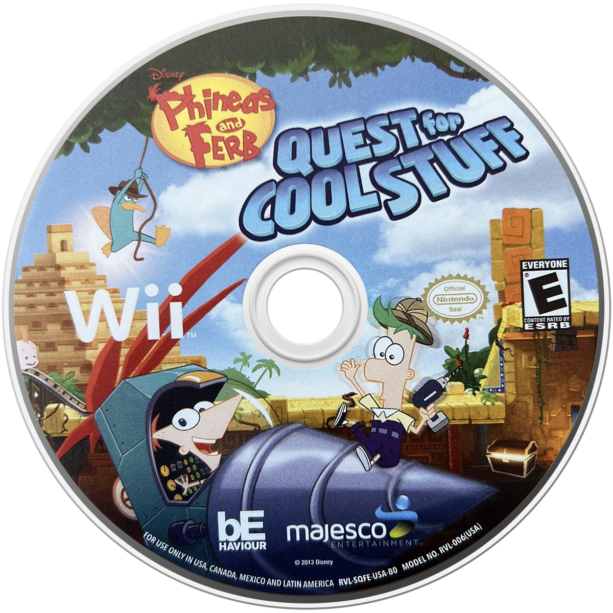 
Phineas and Ferb: Quest for Cool Stuff | Nintendo Wii | disc