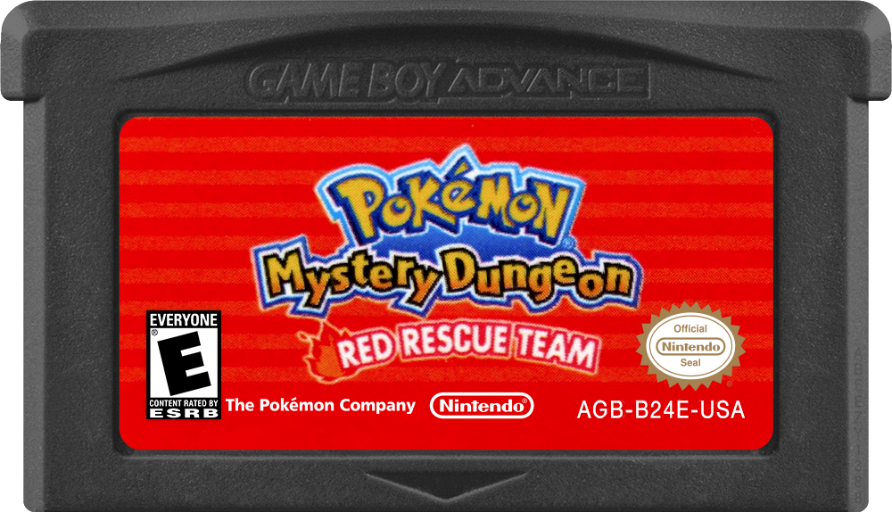 Pokémon Mystery Dungeon: Red Rescue Team Nintendo Game Boy Advance game cartridge
