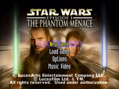 
Star Wars: Episode I - The Phantom Menace | Sony PlayStation 1 | PS1 | gameplay | catalog reconciliation | identity checked against live provider metadata
