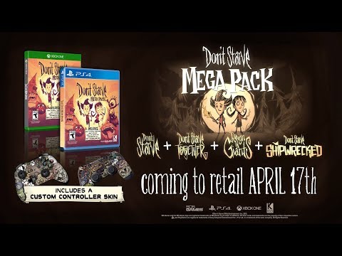 
Don't Starve: Mega Pack | Xbox One release | official 505 Games retail announcement trailer (ESRB)