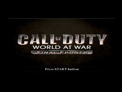 
Call of Duty: World at War - Final Fronts | PlayStation 2 | gameplay | title and capture-platform metadata verified | Source: youtube_data_api_library | identity-policy=exact-video-v4-year-identity