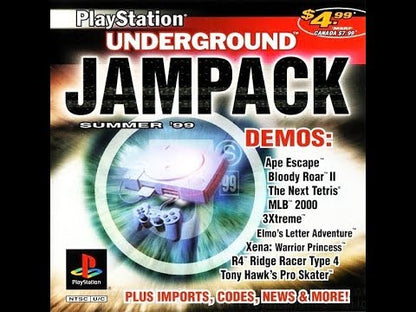 
PlayStation Underground Jampack Summer '99 | PlayStation | gameplay | title and capture-platform metadata verified | Source: youtube_live_search+data_api | identity-policy=exact-video-v4-year-identity