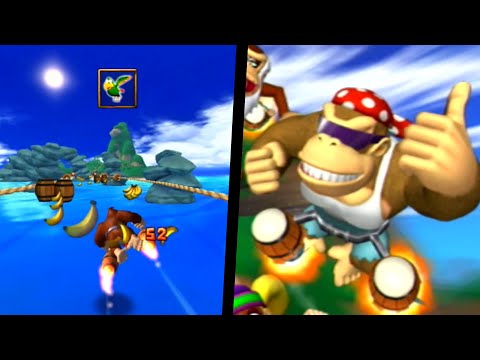 Donkey Kong Barrel Blast | Wii | gameplay