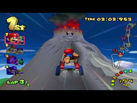 
Mario Kart: Double Dash!! (Special Edition) | Nintendo GameCube | gameplay video | Mario Kart: Double Dash (GC) walkthrough - DK Mountain | Same racing game included with Special Edition
