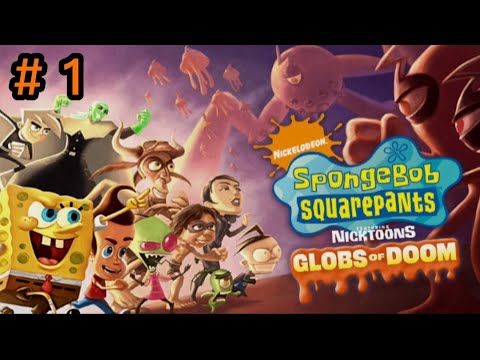 SpongeBob SquarePants featuring Nicktoons: Globs of Doom | Nintendo DS | gameplay
