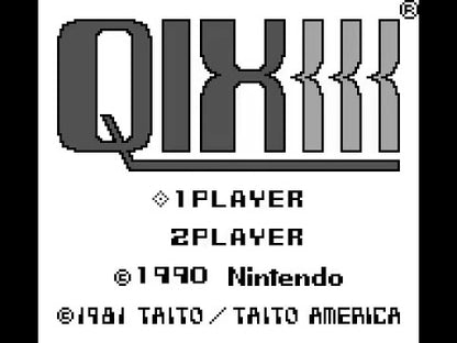 
QIX | Game Boy | gameplay