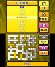 
Puzzler World 2013 | Nintendo 3DS | actual gameplay screenshot 6 | number crossword puzzle