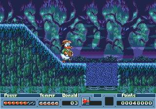 
QuackShot starring Donald Duck | Sega Genesis | gameplay screenshot 2 - cavern exploration