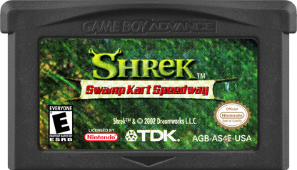 Shrek Swamp Kart Speedway Game Boy Advance North America cartridge