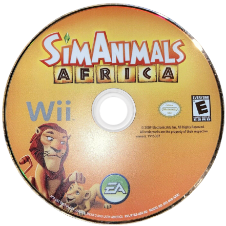 
SimAnimals: Africa | Nintendo Wii | disc