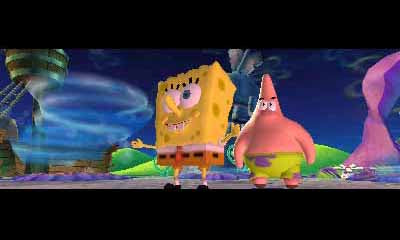 
SpongeBob SquarePants: Plankton's Robotic Revenge | Nintendo 3DS | cinematic screenshot 1