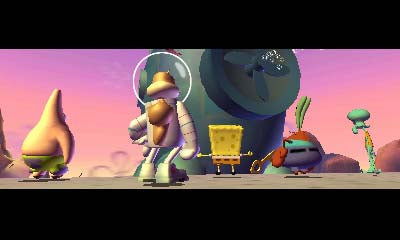 SpongeBob SquarePants: Plankton's Robotic Revenge | Nintendo 3DS | cinematic screenshot 2
