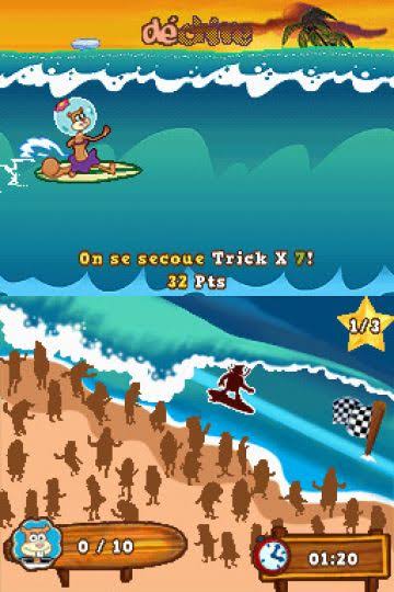 
SpongeBob's Surf & Skate Roadtrip | Nintendo DS | gameplay screenshot 4