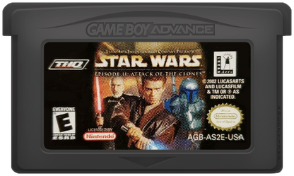 Star Wars Episode II Attack of the Clones Game Boy Advance North America cartridge