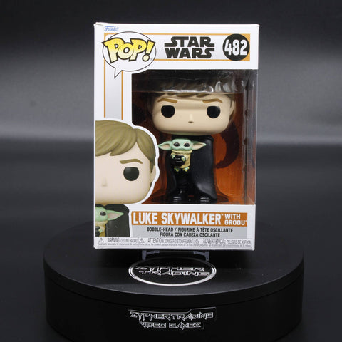 Luke Skywalker - W/Grogu | #482 | Funko | POP! | Star Wars | Open Box