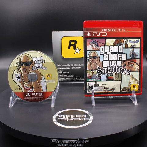 Grand Theft Auto: San Andreas | Sony PlayStation 3 | PS3 | Includes Map