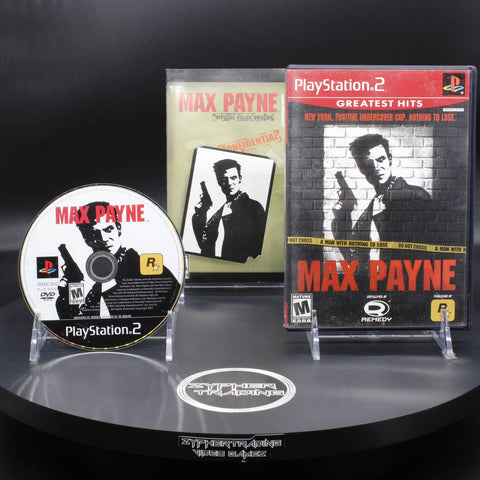 Max Payne | Sony PlayStation 2 | PS2 | 2001 | Tested