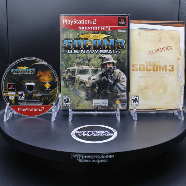 SOCOM 3: US Navy Seals | Sony PlayStation 2 | PS2 | Greatest Hits