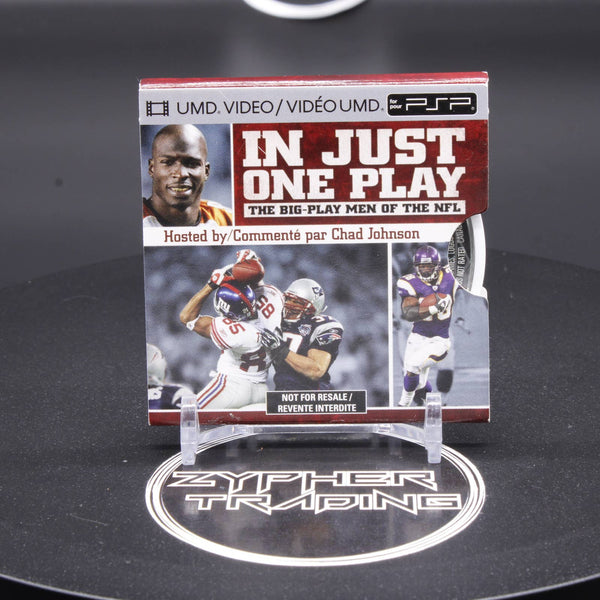 In Just One Play: The Big-Play Men of the NFL | UMD Video | Sony PlayStation Portable | PSP