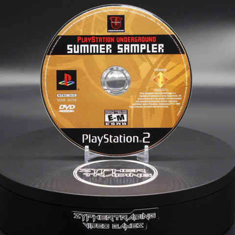 PlayStation Underground: Summer Sampler | Sony PlayStation 2 | PS2