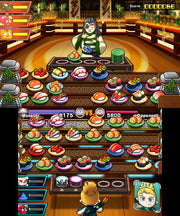 
Sushi Striker: The Way of Sushido | Nintendo 3DS | gameplay screenshot 1