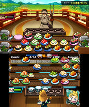 
Sushi Striker: The Way of Sushido | Nintendo 3DS | gameplay screenshot 2