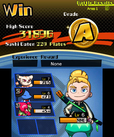 
Sushi Striker: The Way of Sushido | Nintendo 3DS | menu screenshot 4