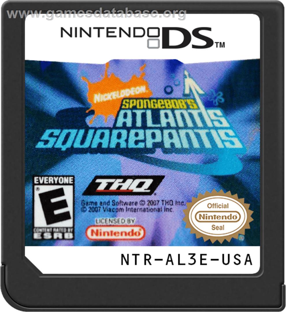 SpongeBob's Atlantis SquarePantis Nintendo DS cartridge