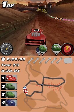 
Disney•Pixar Cars: Race-O-Rama | Nintendo DS | gameplay screenshot 3 of 4