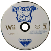 
Facebreaker: K. O. Party | Nintendo Wii | game disc | RVL-RFQE-USA