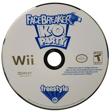 
Facebreaker: K. O. Party | Nintendo Wii | game disc | RVL-RFQE-USA