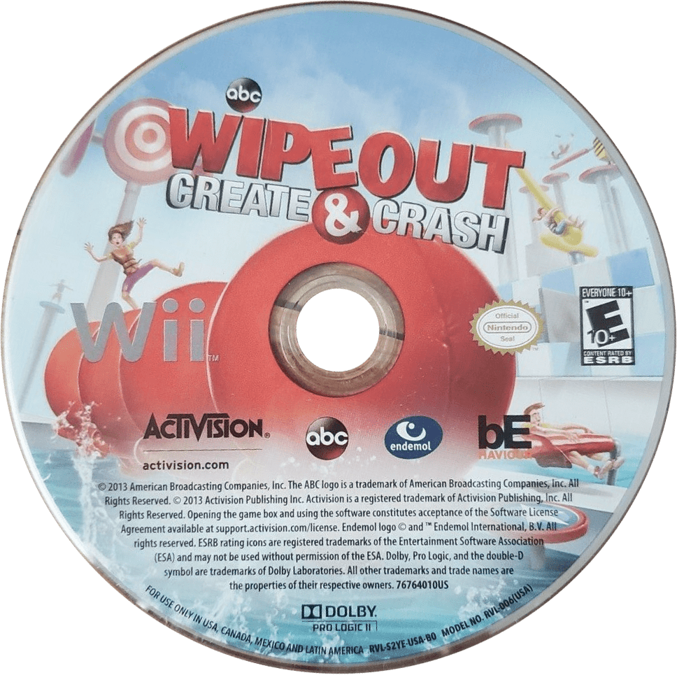 
Wipeout: Create & Crash | Nintendo Wii | disc | RVL-S2YE-USA