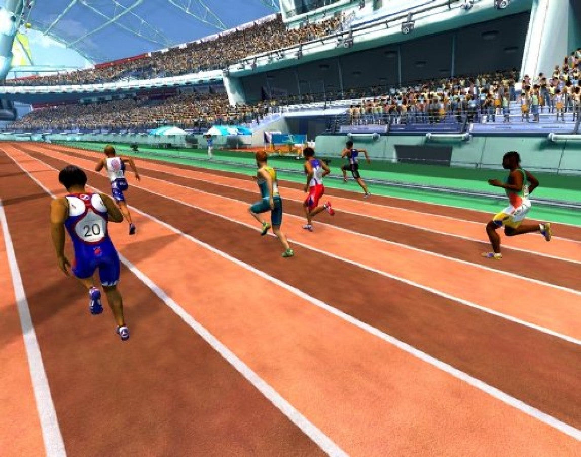 
World Championship Athletics | Nintendo Wii | gameplay screenshot | running race | final Shopify CDN pixel reviewed