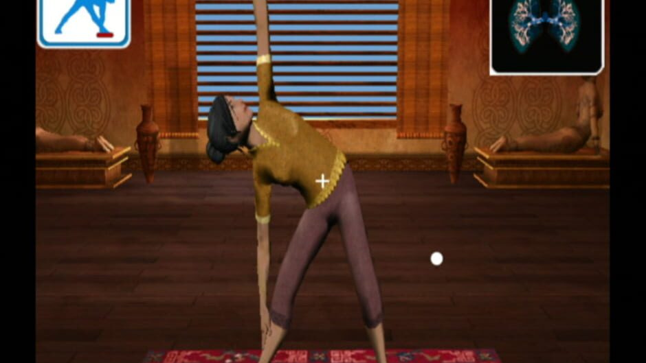 
Yoga | Nintendo Wii | actual gameplay screenshot | tracked exercise pose