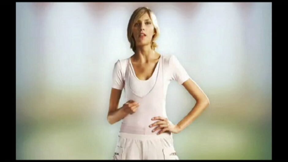 
Yoga | Nintendo Wii | cinematic screenshot | live-action instructor