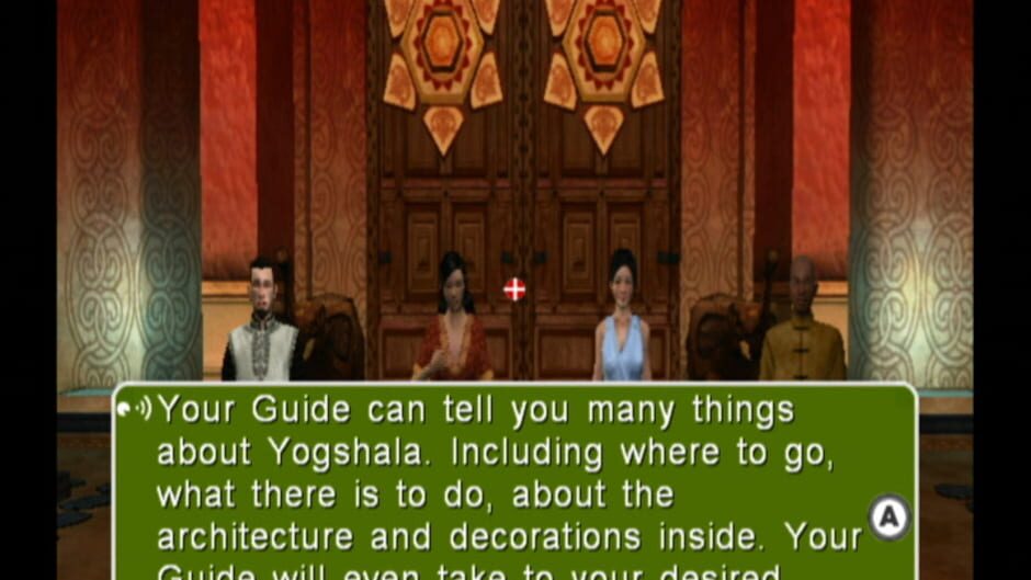 
Yoga | Nintendo Wii | cinematic screenshot | Yogshala guide dialogue