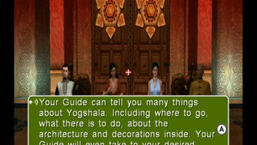 
Yoga | Nintendo Wii | cinematic screenshot | Yogshala guide dialogue