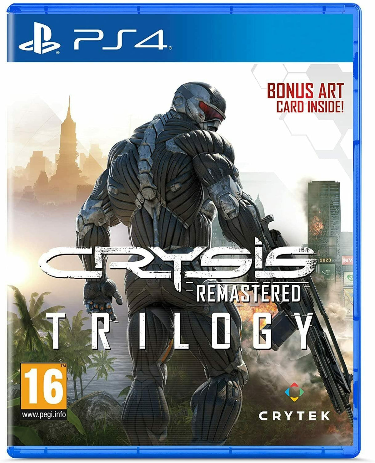 
Crysis: Remastered Trilogy | PlayStation 4 | supplemental product media | Region: North America | amazon-30318eaf8e50 | Source: Amazon
