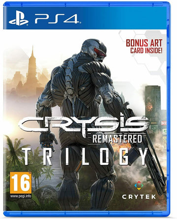 
Crysis: Remastered Trilogy | PlayStation 4 | supplemental product media | Region: North America | amazon-30318eaf8e50 | Source: Amazon